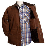 3XL Chocolate Canvas Ranch Coat (mens)
