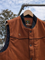 Mountain Canvas Vest - Medium Black Only
