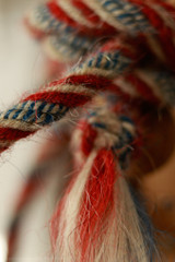 Hackamore 5/8 Red/White/Blue
