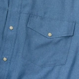 GameGuard Stockyard Long Sleeve Shirt w/ Pearl Snaps - Off-Road Blue 
