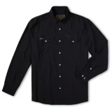GameGuard Stockyard Long Sleeve Shirt w/ Pearl Snaps - Black