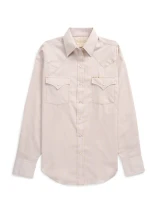 Women's Cowboygirl West Texas Dust Chambray Granddaddy Snap Shirt