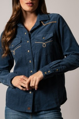 Kimes Ranch - Lehi Shirt - Dark Blue