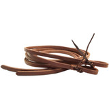 Western Split Reins - Heavily Oiled Harness Leather 1/2"