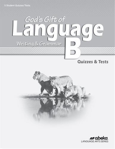God's Gift of Language B Quiz and Test Book Bethel