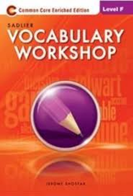 Vocabulary Workshop Enriched Edition Level F Vocabulary Workshop Enriched Edition Level F