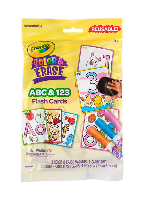 COLOR/ERASE,FLASH CARDS,ABC/123