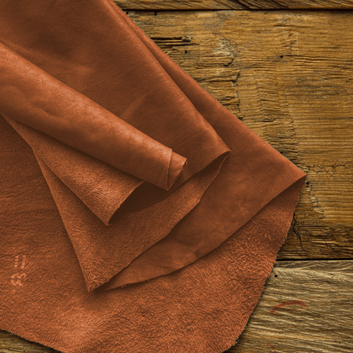 brown nappa finish buffalo leather