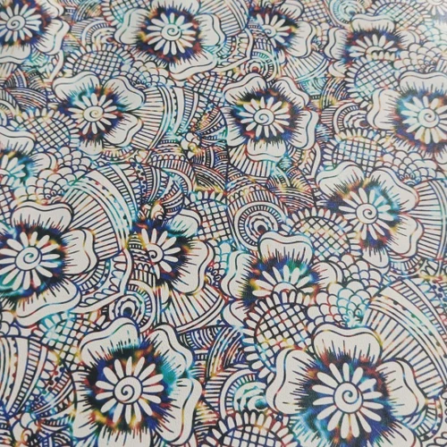 Floral printed goat skin – lightweight leather for accessories and designer goods
