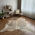 Metallic Gold Cowhide Rug Genuine Leather Luxury