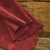 Red nappa finish sheepskin leather