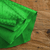 green retro embossed goatskin leather