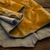 brown tie dye sheepskin leather