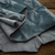 gray tie dye sheepskin leather