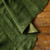 Goat suede leather in olive green – velvety finish hide for luxury leathercraft