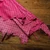 perforated dark pink leather