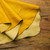 Pinhole texture soft leather – honey yellow cowhide for shoes and premium garments