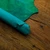Breezy sky blue perforated leather – lightweight hide with pinholes for garments and bags


