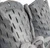 Black matte calfskin with laser-cut perforation – premium breathable leather for shoes and jackets