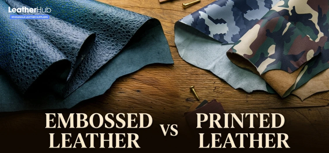 Embossed Leather vs Printed Leather: What Is the Difference?