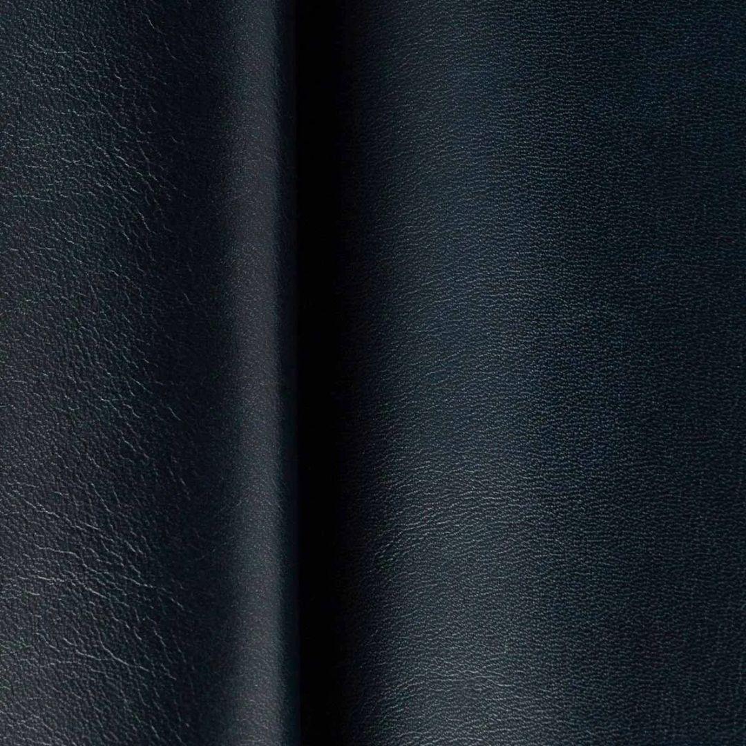 Black Oil Tanned Aniline Leather hides