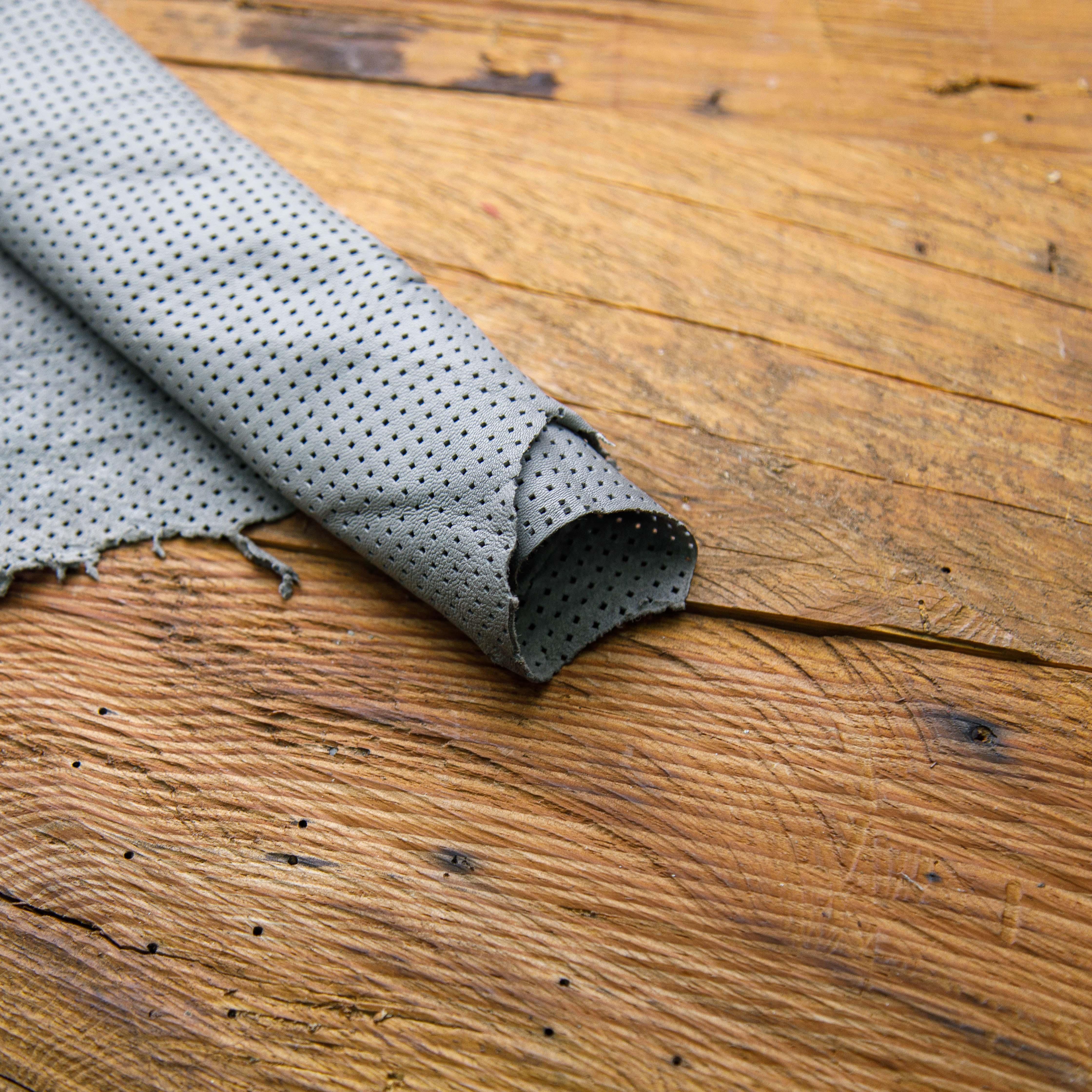 silver saga perforated leather skin