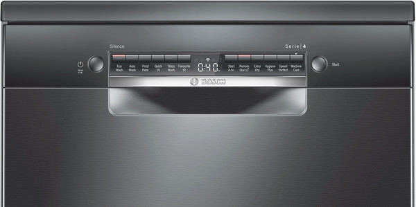 Bosch Series 4 Freestanding Dishwasher Black Inox SMS4HVB01A Bosch Series 4 Freestanding Dishwasher Black Inox SMS4HVB01A