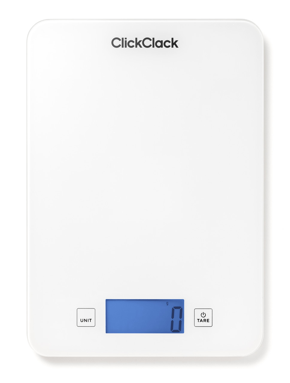 Click Scale Dial ClickClack Electronic Scales - White