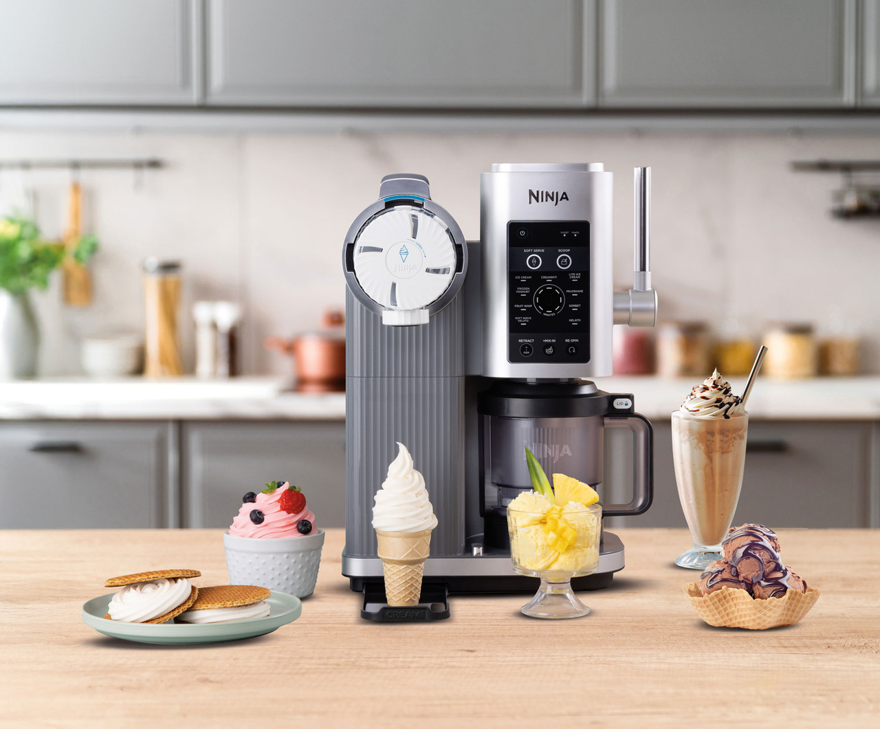 Ninja NC701ANZ CREAMi Swirl Ice Cream Maker – 13-Program Smart