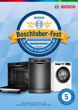 Boschtober and 5 Year Warranty