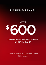 Fisher & Paykel Up To $600 Cashback