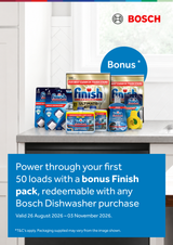 Bosch Finish Dishwashing Bonus