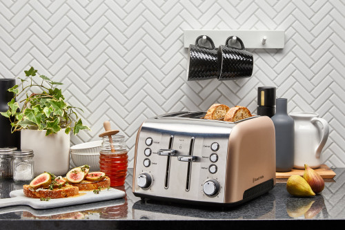 Russell Hobbs Brooklyn Champagne 4 Slice Toaster