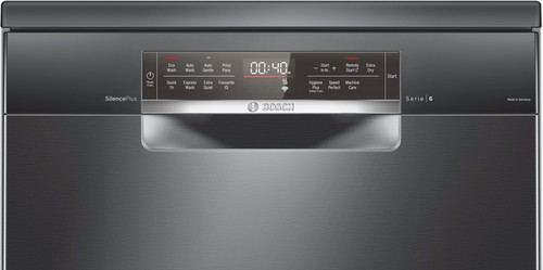 Bosch Series 6 Black Inox Freestanding Dishwasher