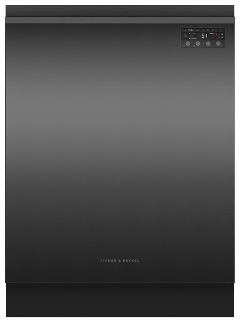 Fisher & Paykel 15 Place Setting Built-under Smart Dishwasher - Black Stainless Steel | Series 7 | DW60UN4B2 Fisher & Paykel 15 Place Setting Built-under Smart Dishwasher - Black Stainless Steel | Series 7 | DW60UN4B2