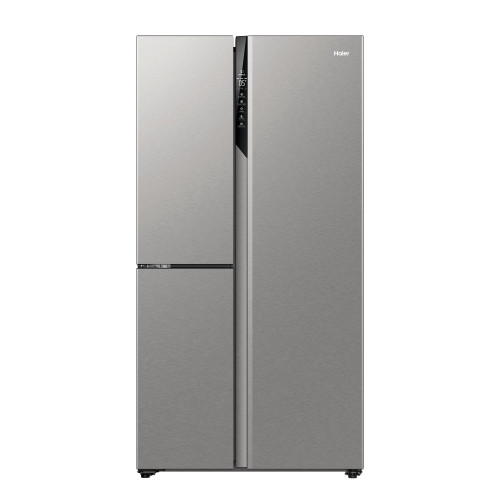Haier 3 Door 574L Capacity Side-by-Side Refrigerator Freezer