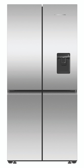 Fisher & Paykel 498L Quad Door Refrigerator | RF500QNUX1 with Ice & Water Dispenser