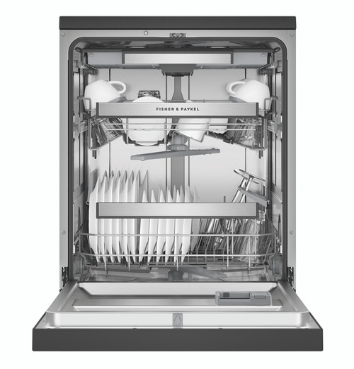 Fisher & Paykel 15 Place Setting Freestanding Smart Dishwasher - Black Stainless Steel | Series 7 | DW60FC4B2 Fisher & Paykel 15 Place Setting Freestanding Smart Dishwasher - Black Stainless Steel | Series 7 | DW60FC4B2
