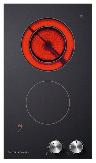 Fisher & Paykel CE302CBX2 30cm 2-Zone Ceramic Cooktop – Black