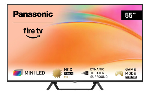 Panasonic 55" W95 4K Mini LED Smart TV | Fire OS, Dolby Atmos Panasonic 55" W95 4K Mini LED Smart TV | Fire OS, Dolby Atmos