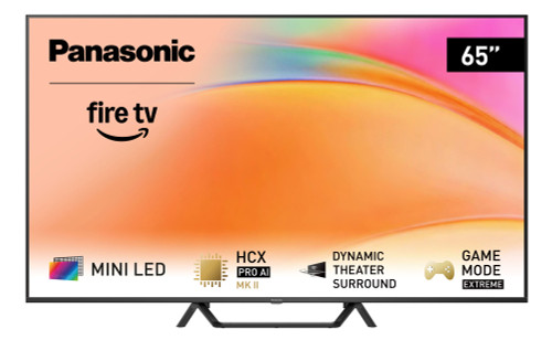Panasonic 65" W95 4K Mini LED Smart TV | Fire OS, Dolby Atmos Panasonic 65" W95 4K Mini LED Smart TV | Fire OS, Dolby Atmos