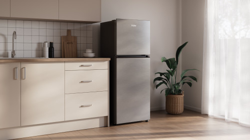 Haier HRF210TS 208L Top Mount Refrigerator – Stainless Steel