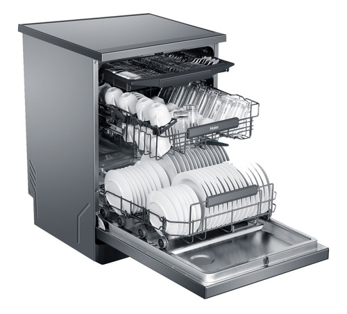 Haier 15-Place Freestanding Dishwasher with Steam & Wi-Fi | HDW15F3S1