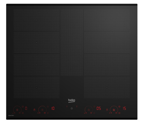 Beko 60cm Induction Cooktop (BCT604IG) – 8 Zones, Booster, Touch Control