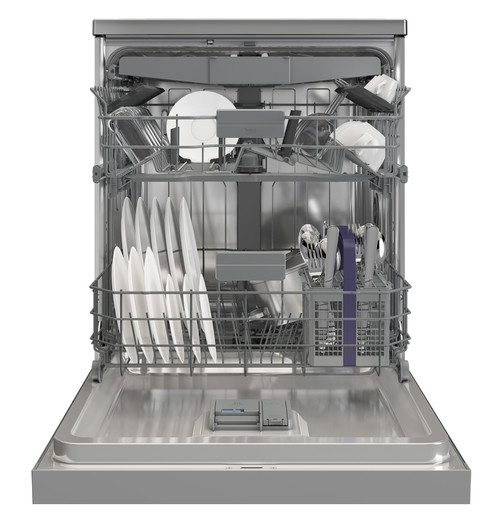 Beko 60cm Freestanding Dishwasher 16 Place (BDFB1630X) – SelfDry, 6 Programs