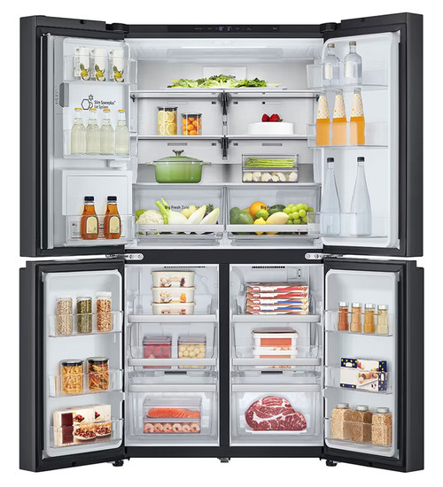 LG 637L French Door Refrigerator GFL700MBL | Plumbed Ice & Water Fridge NZ