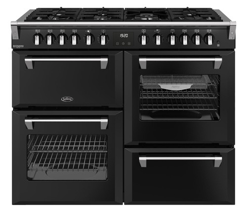 Belling BRDX110DFBL Richmond Deluxe 110cm Dual Fuel Range Cooker