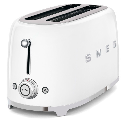 Smeg TSF02WHAU 4 Slice White Toaster