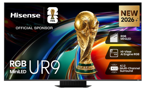 Hisense 75UR9SNZ 75" RGB MiniLED 4K 180Hz Smart AI TV (2026)