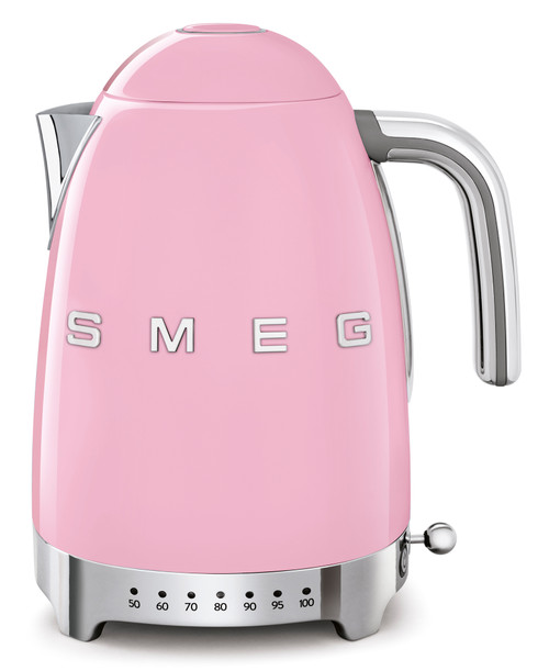 Smeg KLF04PKAU 1.7L Variable Temperature Electric Kettle | Pink